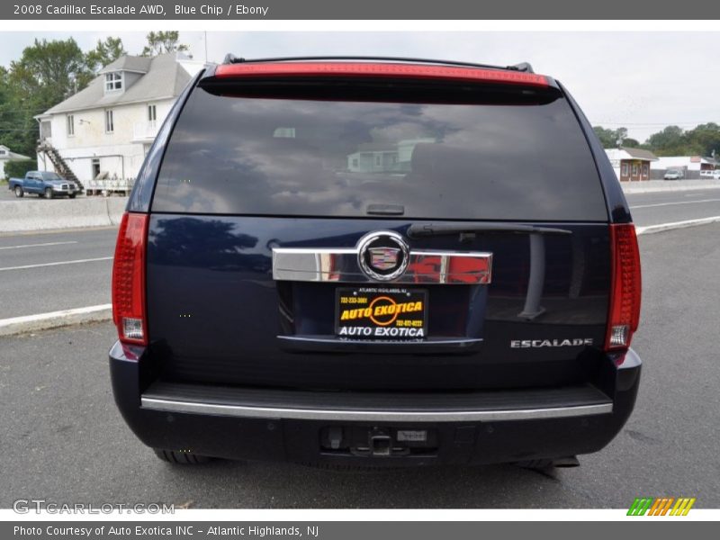 Blue Chip / Ebony 2008 Cadillac Escalade AWD
