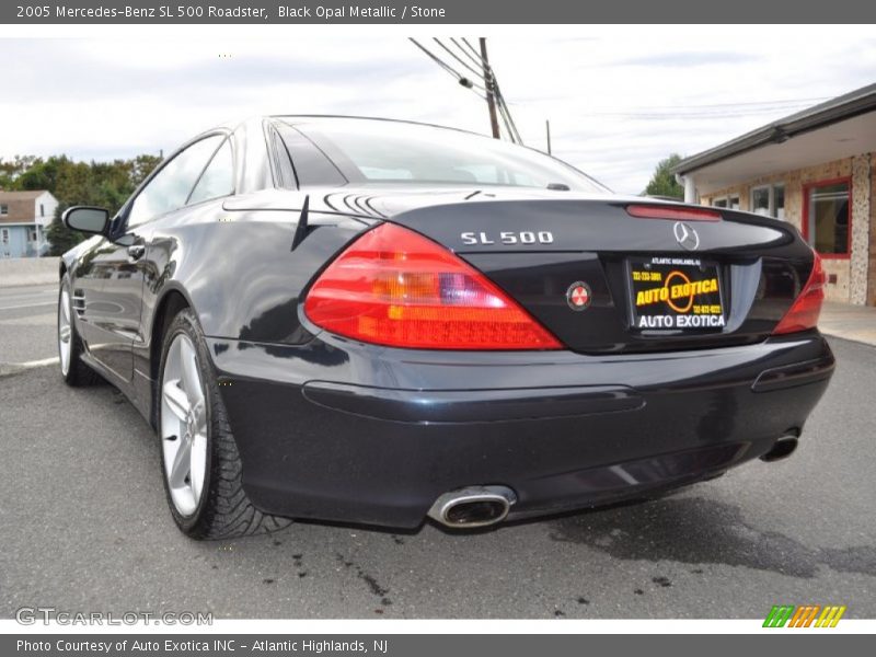 Black Opal Metallic / Stone 2005 Mercedes-Benz SL 500 Roadster