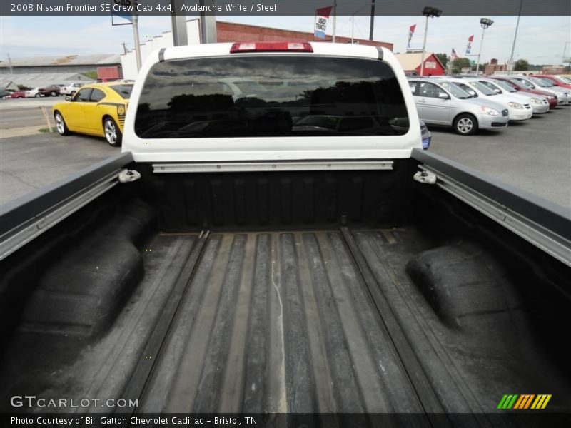 Avalanche White / Steel 2008 Nissan Frontier SE Crew Cab 4x4