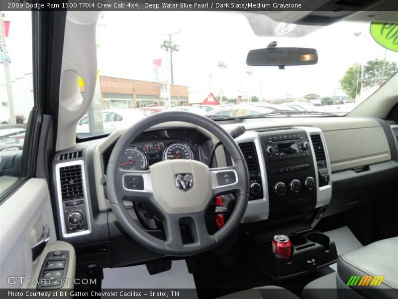Deep Water Blue Pearl / Dark Slate/Medium Graystone 2009 Dodge Ram 1500 TRX4 Crew Cab 4x4