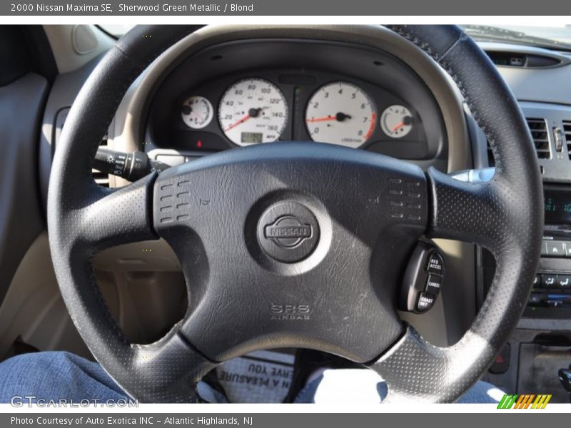 Sherwood Green Metallic / Blond 2000 Nissan Maxima SE