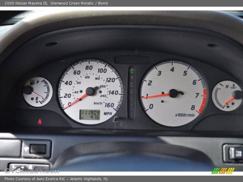 Sherwood Green Metallic / Blond 2000 Nissan Maxima SE