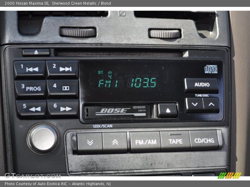 Sherwood Green Metallic / Blond 2000 Nissan Maxima SE