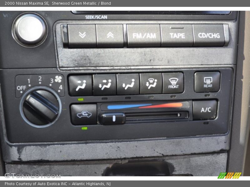 Sherwood Green Metallic / Blond 2000 Nissan Maxima SE