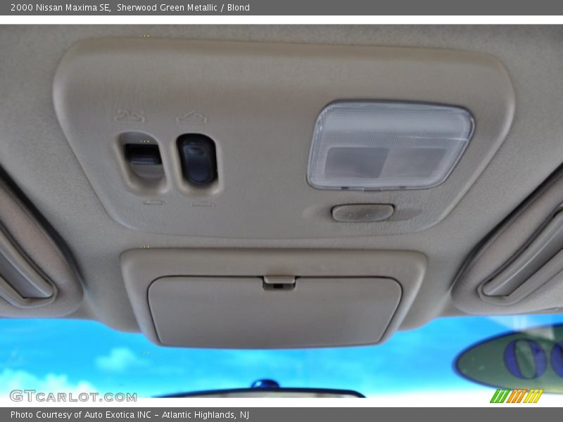 Sherwood Green Metallic / Blond 2000 Nissan Maxima SE
