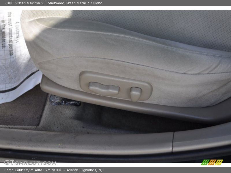 Sherwood Green Metallic / Blond 2000 Nissan Maxima SE