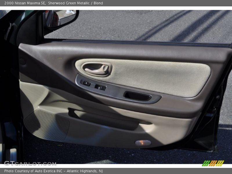 Sherwood Green Metallic / Blond 2000 Nissan Maxima SE