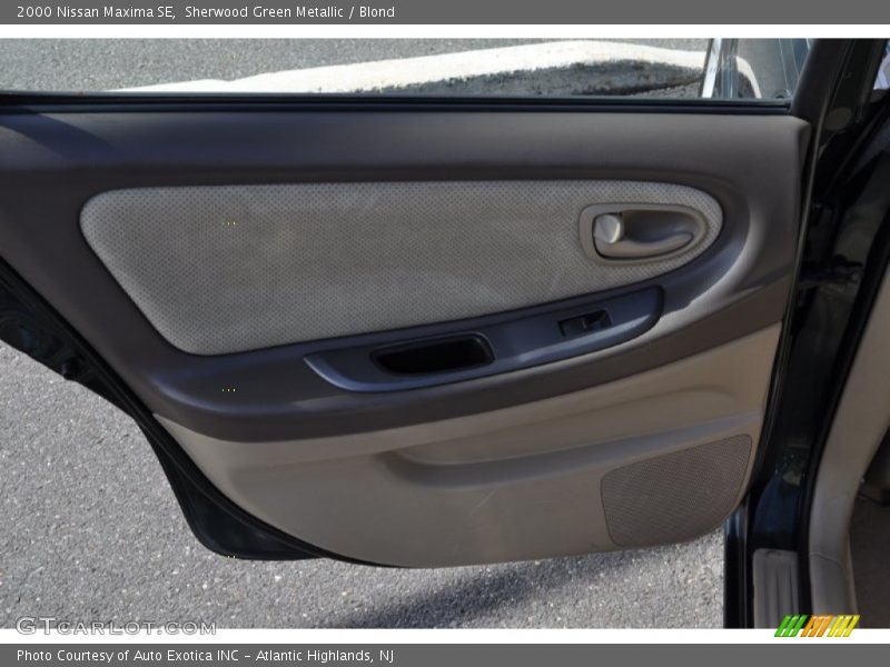 Sherwood Green Metallic / Blond 2000 Nissan Maxima SE