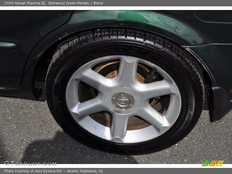 Sherwood Green Metallic / Blond 2000 Nissan Maxima SE