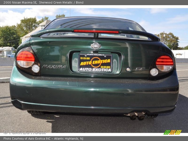 Sherwood Green Metallic / Blond 2000 Nissan Maxima SE