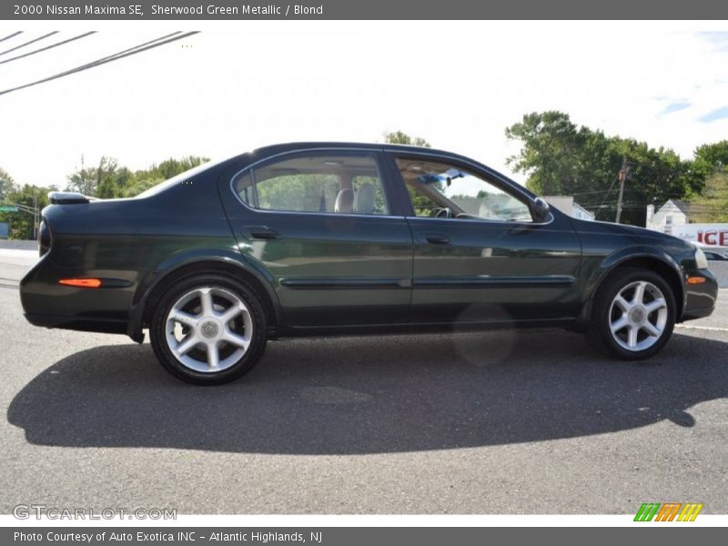 Sherwood Green Metallic / Blond 2000 Nissan Maxima SE