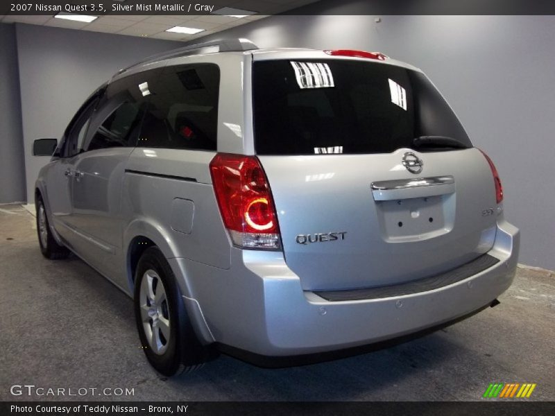 Silver Mist Metallic / Gray 2007 Nissan Quest 3.5