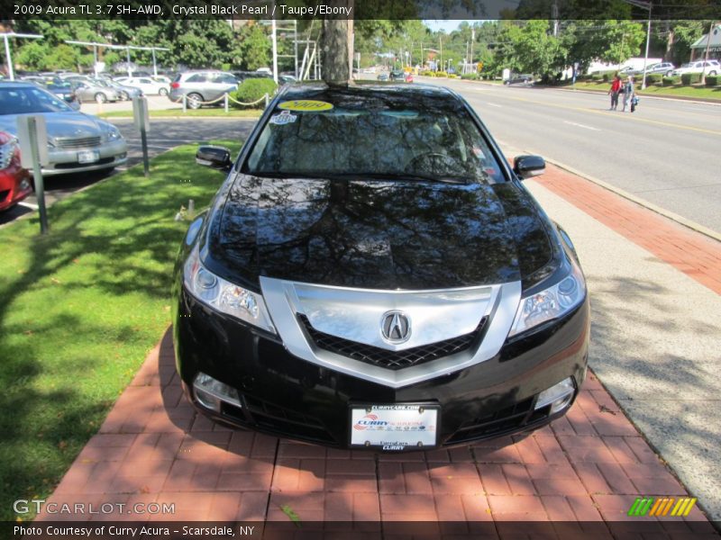 Crystal Black Pearl / Taupe/Ebony 2009 Acura TL 3.7 SH-AWD