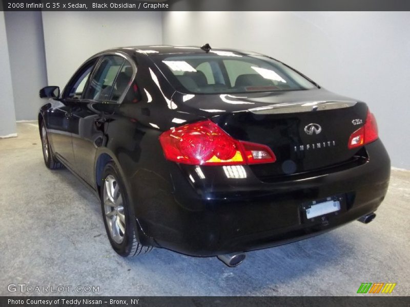 Black Obsidian / Graphite 2008 Infiniti G 35 x Sedan