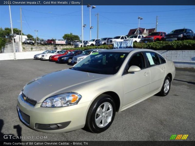 Gold Mist Metallic / Ebony 2011 Chevrolet Impala LT