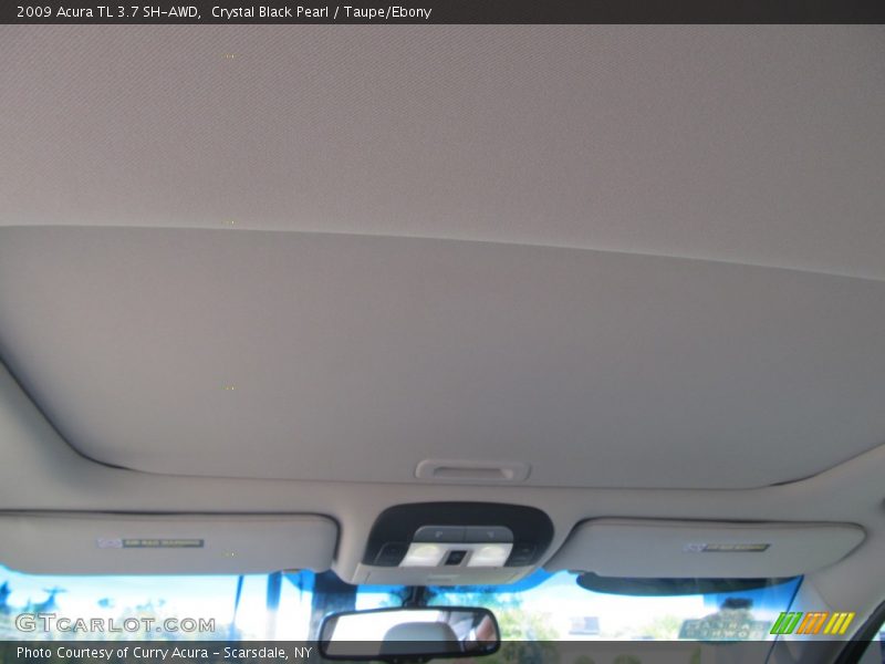 Crystal Black Pearl / Taupe/Ebony 2009 Acura TL 3.7 SH-AWD