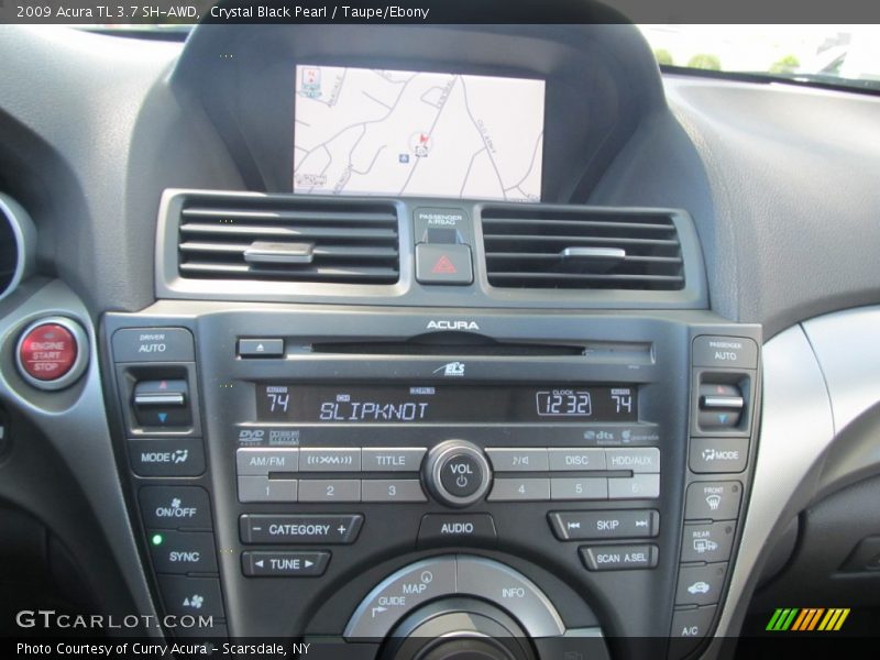 Crystal Black Pearl / Taupe/Ebony 2009 Acura TL 3.7 SH-AWD