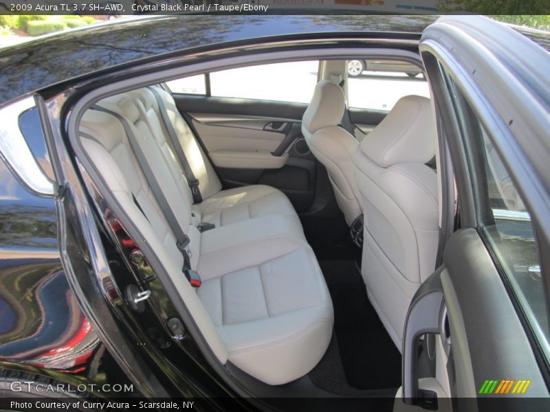 Crystal Black Pearl / Taupe/Ebony 2009 Acura TL 3.7 SH-AWD