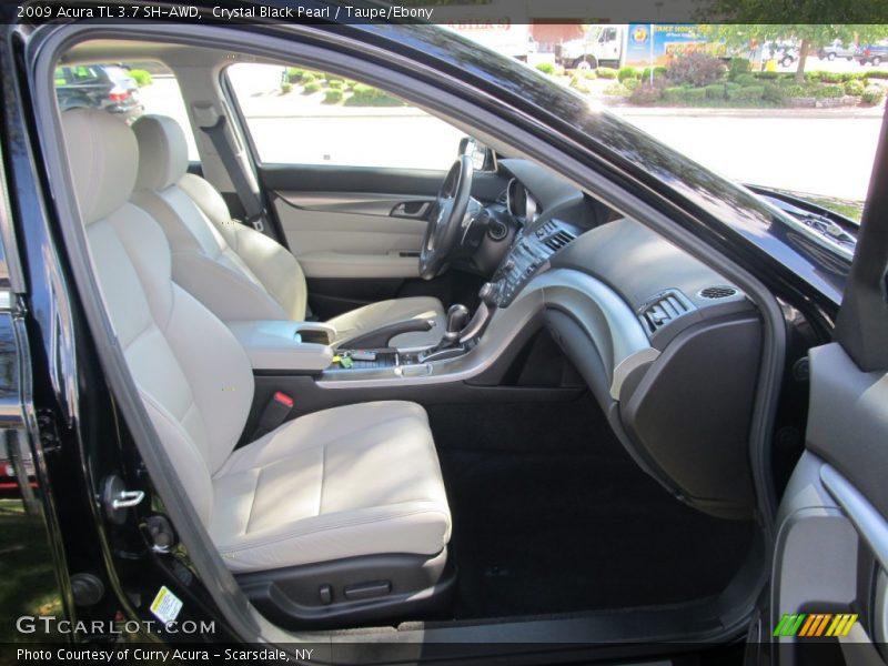 Crystal Black Pearl / Taupe/Ebony 2009 Acura TL 3.7 SH-AWD