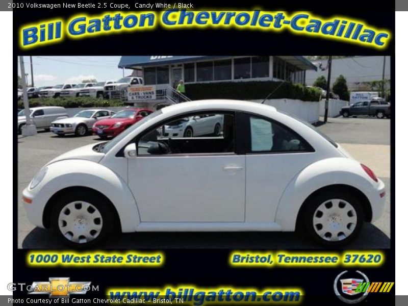 Candy White / Black 2010 Volkswagen New Beetle 2.5 Coupe