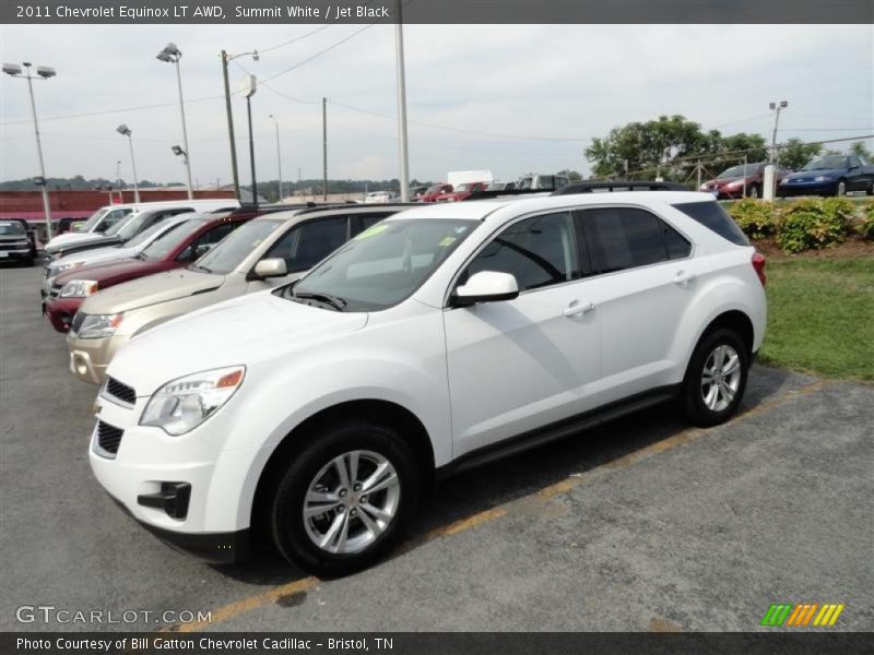 Summit White / Jet Black 2011 Chevrolet Equinox LT AWD