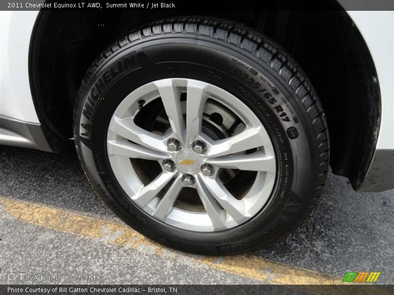 Summit White / Jet Black 2011 Chevrolet Equinox LT AWD
