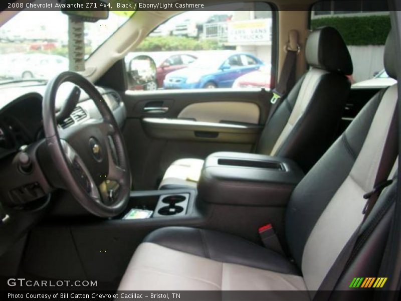 Black / Ebony/Light Cashmere 2008 Chevrolet Avalanche Z71 4x4