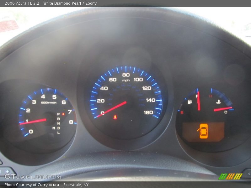White Diamond Pearl / Ebony 2006 Acura TL 3.2