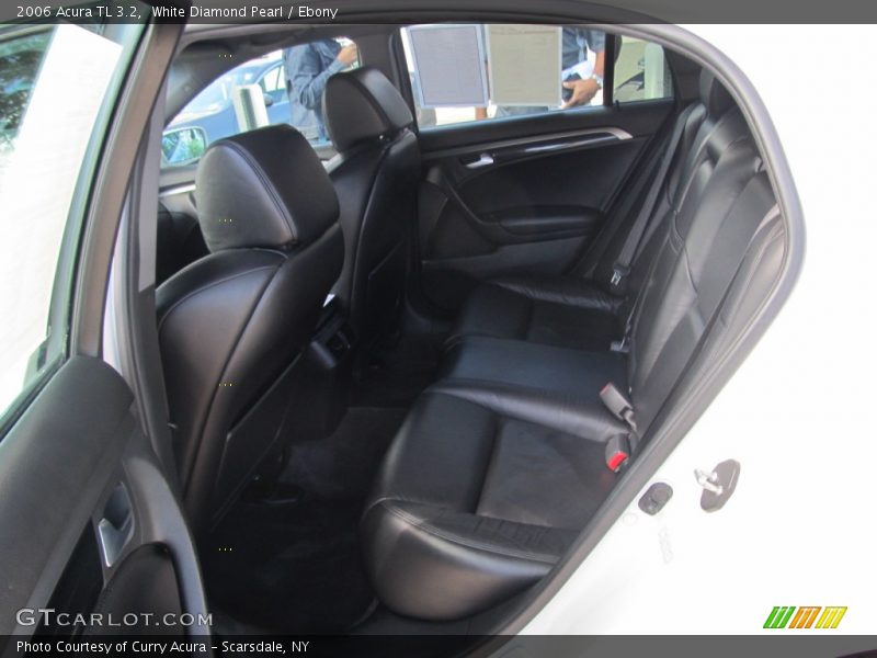 White Diamond Pearl / Ebony 2006 Acura TL 3.2