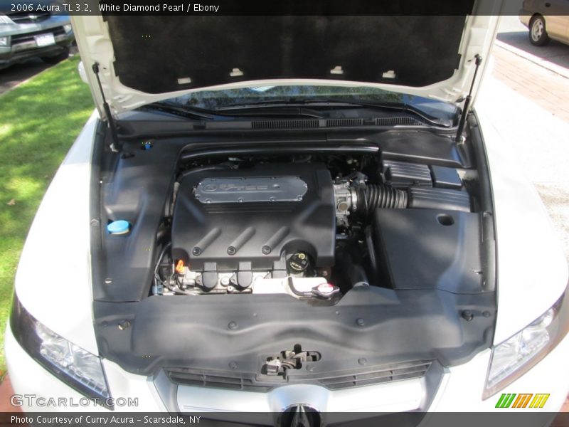 White Diamond Pearl / Ebony 2006 Acura TL 3.2