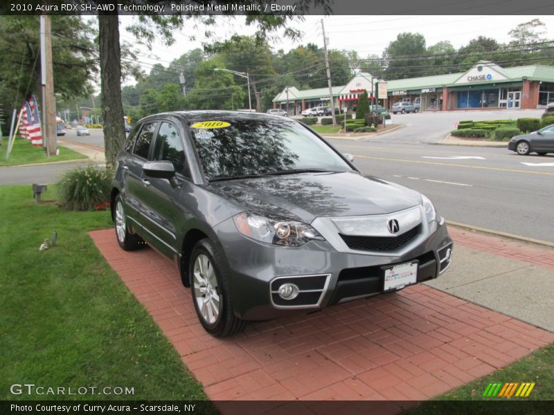 Polished Metal Metallic / Ebony 2010 Acura RDX SH-AWD Technology
