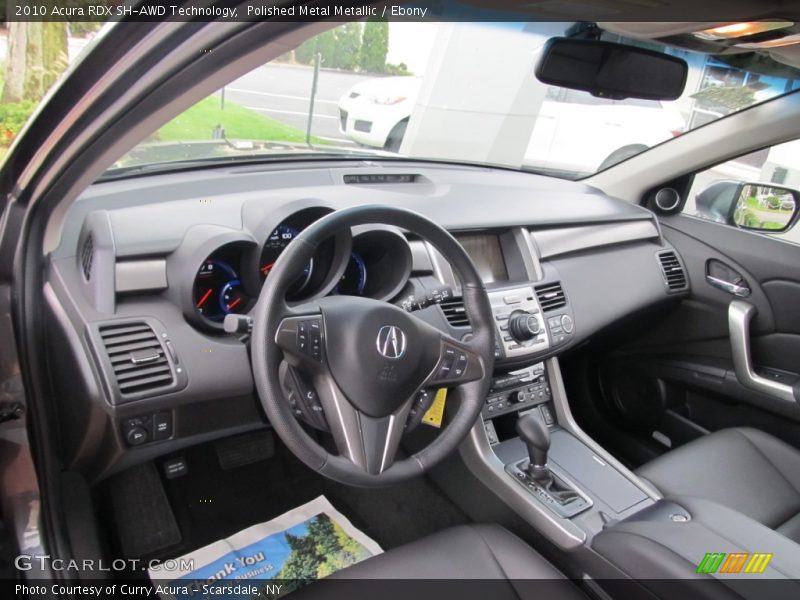 Polished Metal Metallic / Ebony 2010 Acura RDX SH-AWD Technology