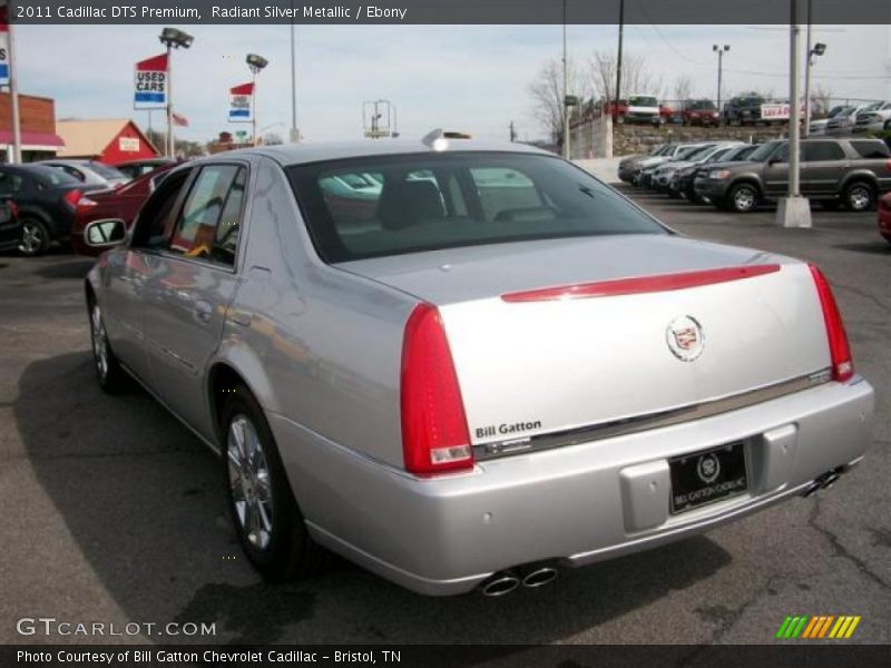 Radiant Silver Metallic / Ebony 2011 Cadillac DTS Premium