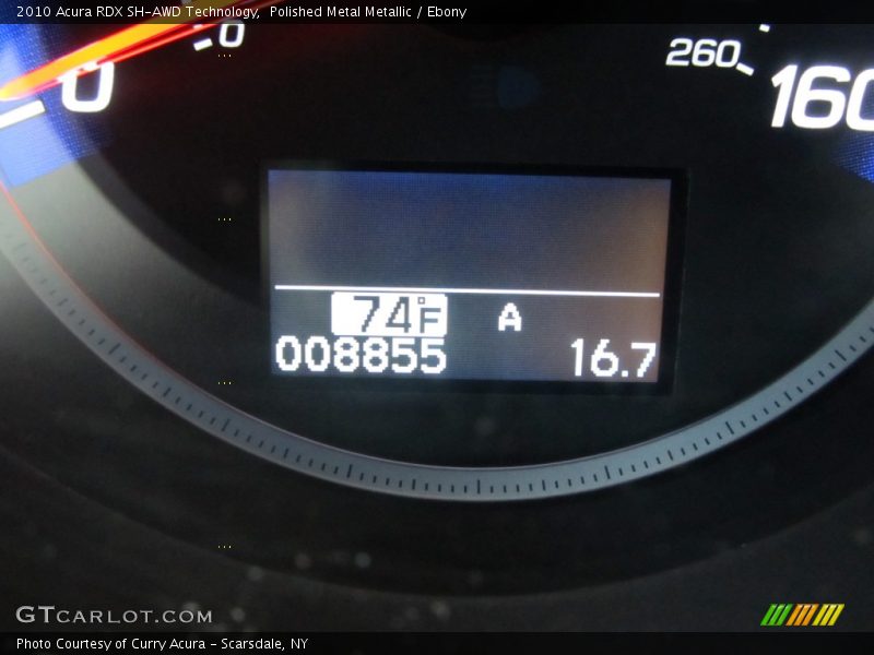 Polished Metal Metallic / Ebony 2010 Acura RDX SH-AWD Technology