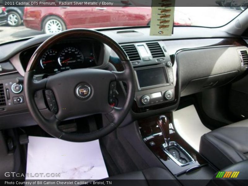 Radiant Silver Metallic / Ebony 2011 Cadillac DTS Premium