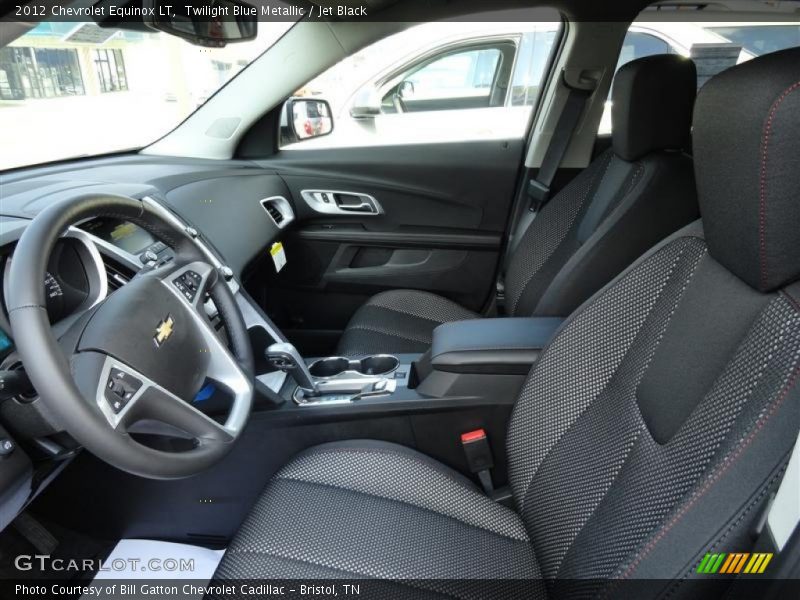 Twilight Blue Metallic / Jet Black 2012 Chevrolet Equinox LT