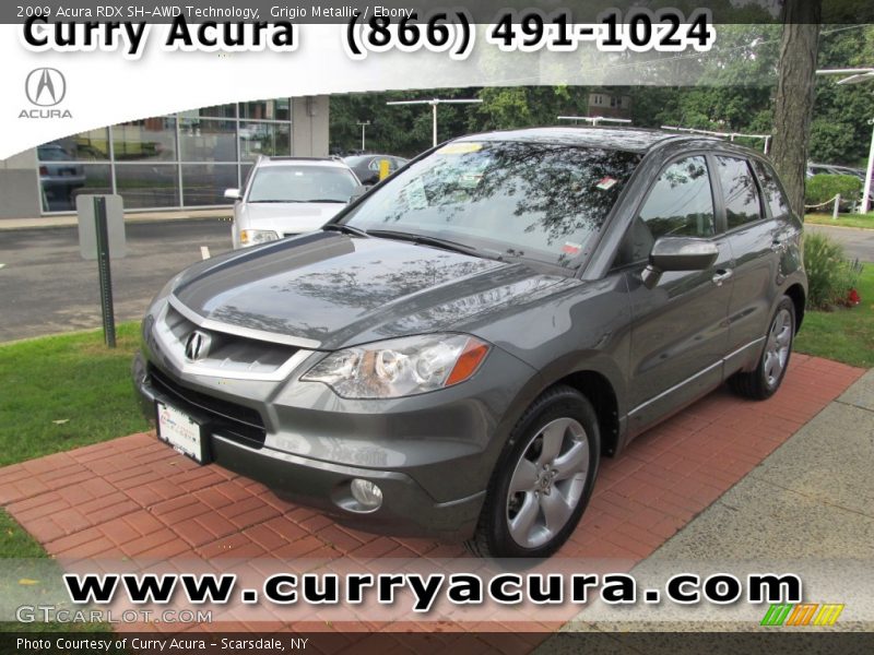 Grigio Metallic / Ebony 2009 Acura RDX SH-AWD Technology