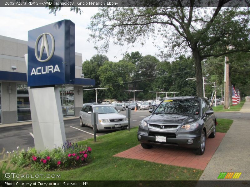 Grigio Metallic / Ebony 2009 Acura RDX SH-AWD Technology