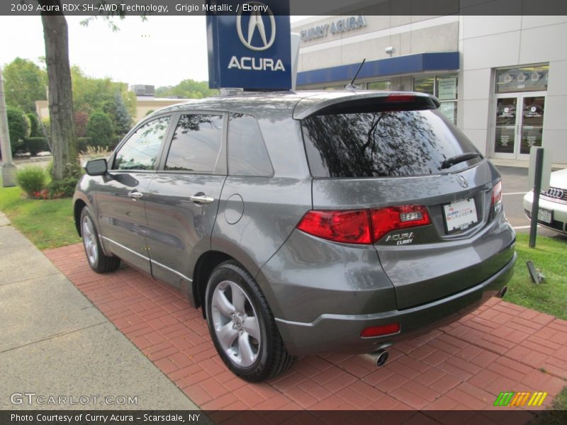 Grigio Metallic / Ebony 2009 Acura RDX SH-AWD Technology