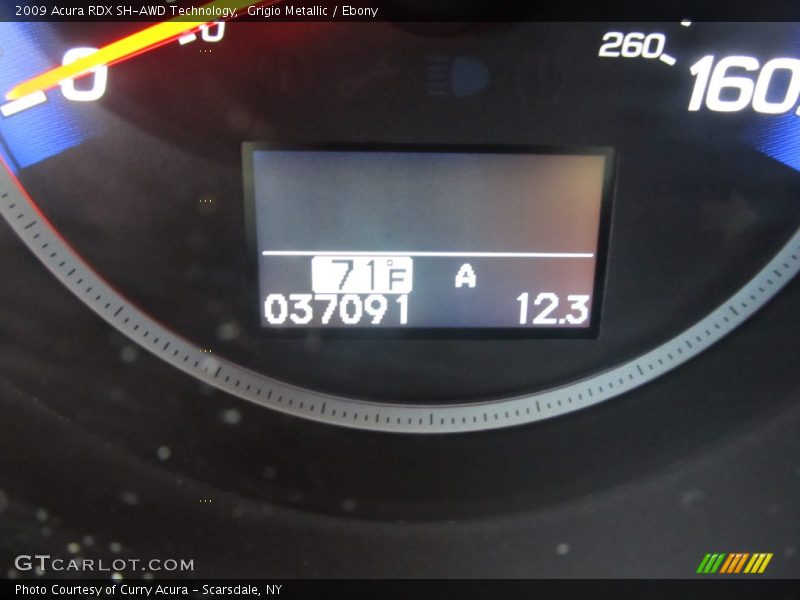 Grigio Metallic / Ebony 2009 Acura RDX SH-AWD Technology