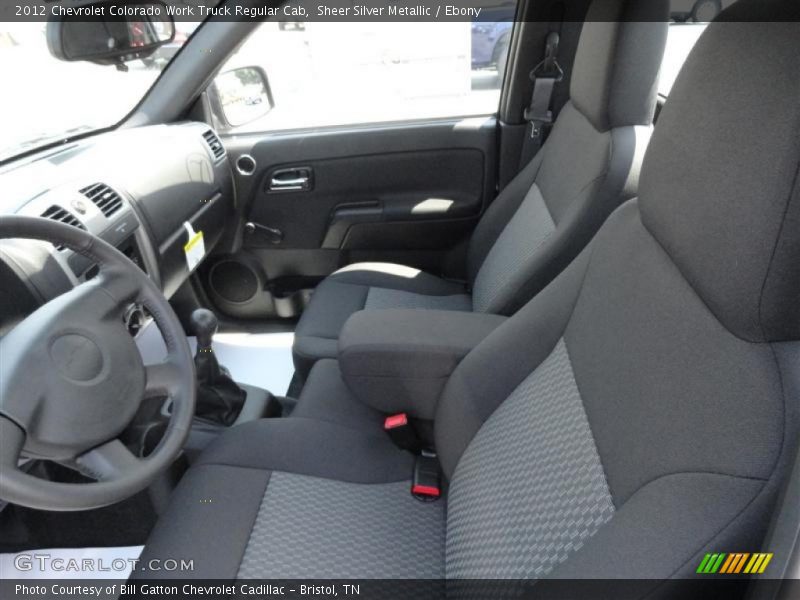  2012 Colorado Work Truck Regular Cab Ebony Interior