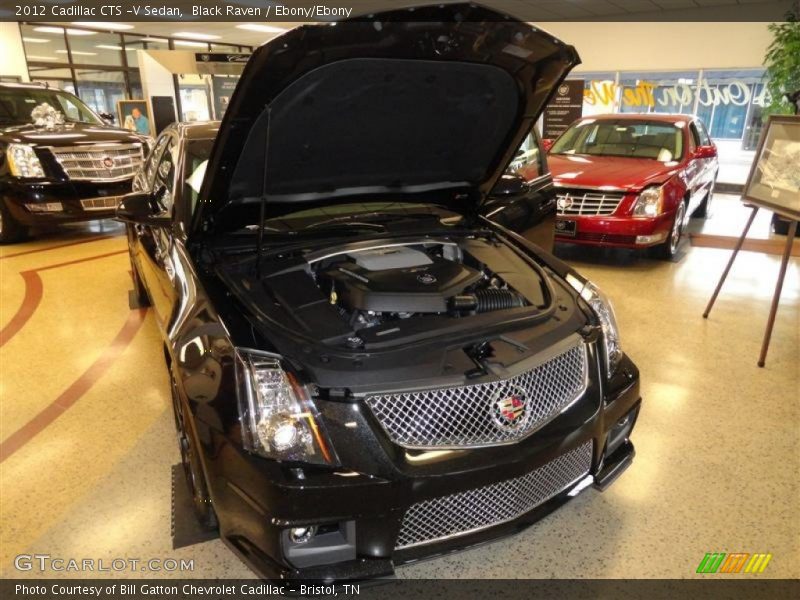 Black Raven / Ebony/Ebony 2012 Cadillac CTS -V Sedan