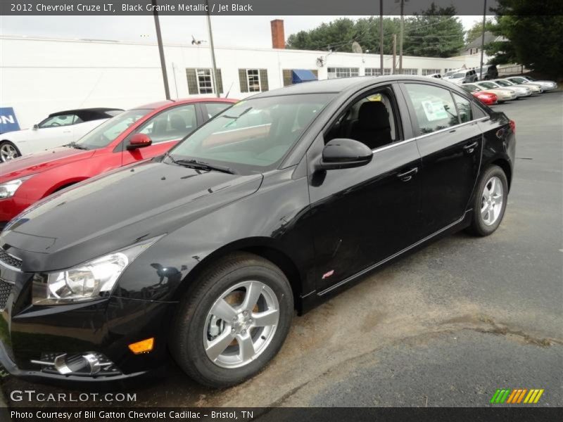Black Granite Metallic / Jet Black 2012 Chevrolet Cruze LT