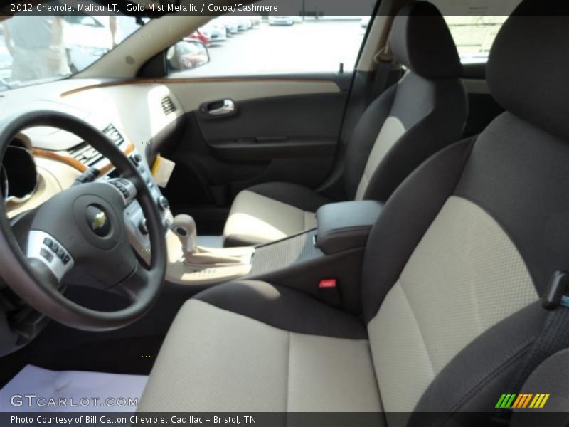 Gold Mist Metallic / Cocoa/Cashmere 2012 Chevrolet Malibu LT