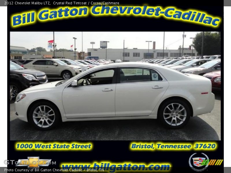 Crystal Red Tintcoat / Cocoa/Cashmere 2012 Chevrolet Malibu LTZ