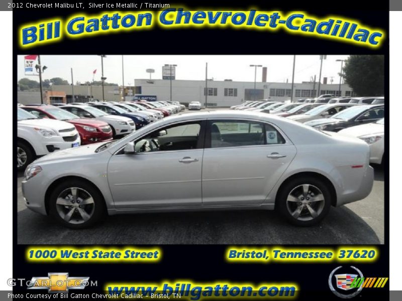 Silver Ice Metallic / Titanium 2012 Chevrolet Malibu LT