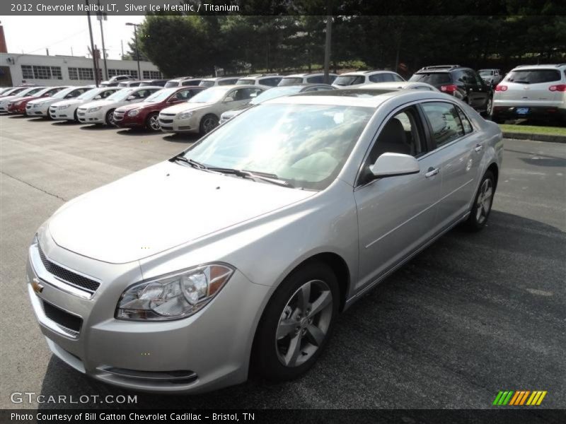 Silver Ice Metallic / Titanium 2012 Chevrolet Malibu LT