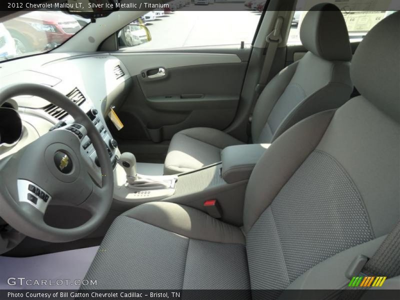 Silver Ice Metallic / Titanium 2012 Chevrolet Malibu LT