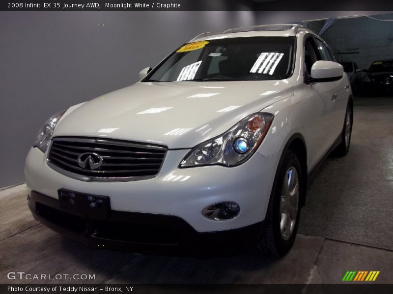 Moonlight White / Graphite 2008 Infiniti EX 35 Journey AWD