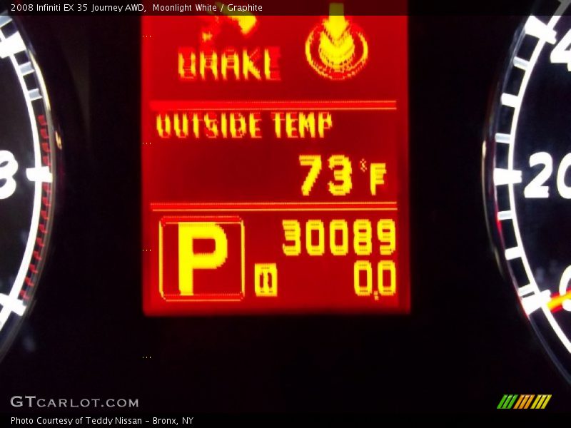 Moonlight White / Graphite 2008 Infiniti EX 35 Journey AWD